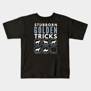 Stubborn Golden Retriever Tricks - Dog Training Kids T-Shirt